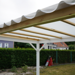 Installation de pergola en PVC Bollene